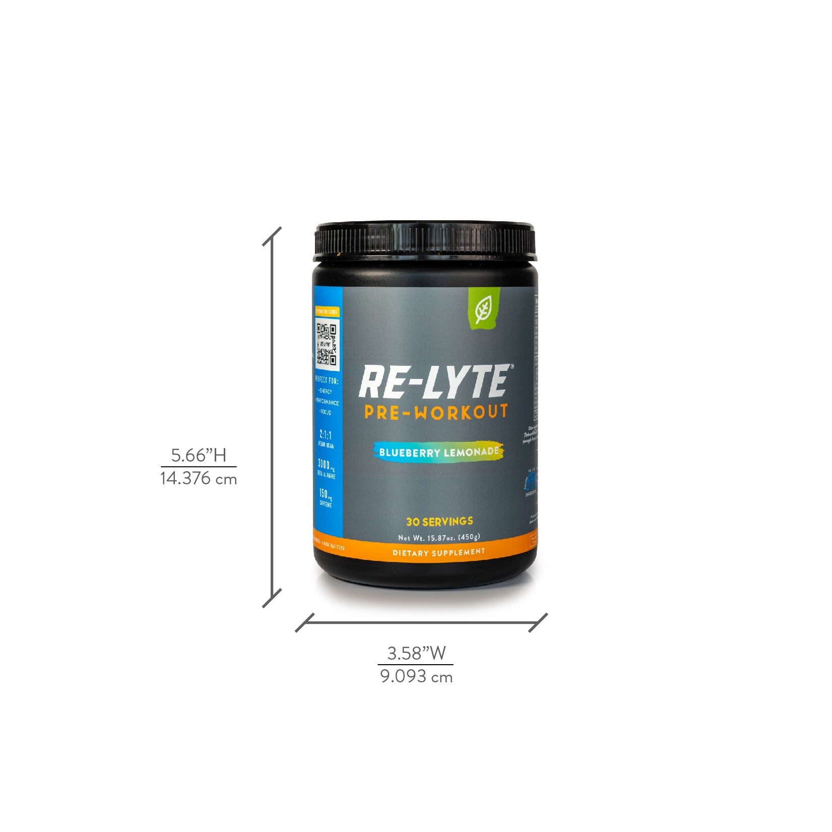 Re-Lyte Pre-Workout Electrolyte Powder 30 Servings
