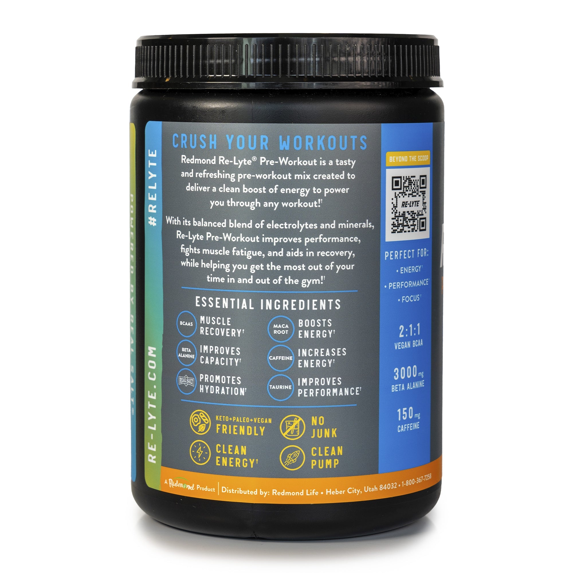 Re-Lyte Pre-Workout Electrolyte Powder 30 Servings
