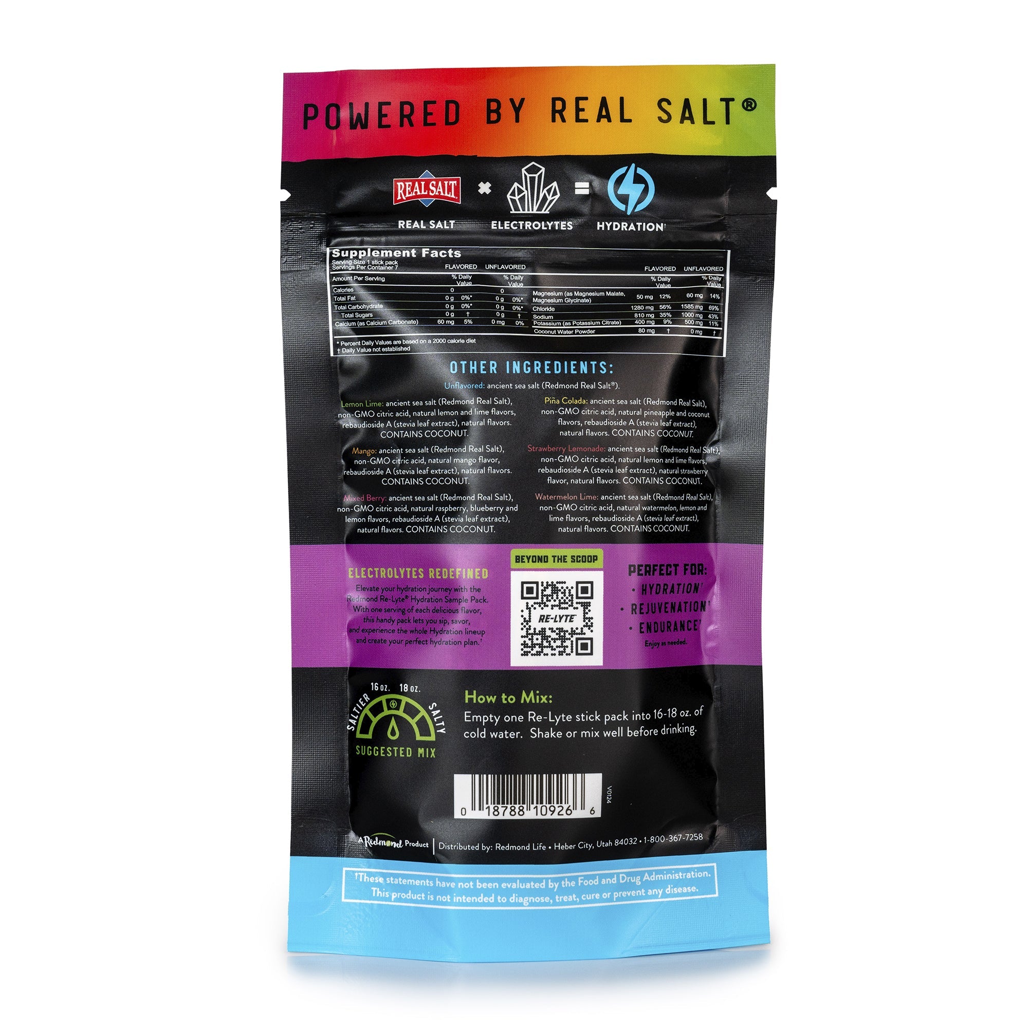 Re-Lyte® Hydration Electrolyte Powder Sample Pack (7 ct.)